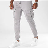 Pantalon cargo gris